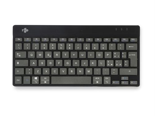 R-Go Compact Break - Clavier - avec indicateur de rupture intégré - sans fil - Bluetooth 5.0 - QWERTY - Italien - noir