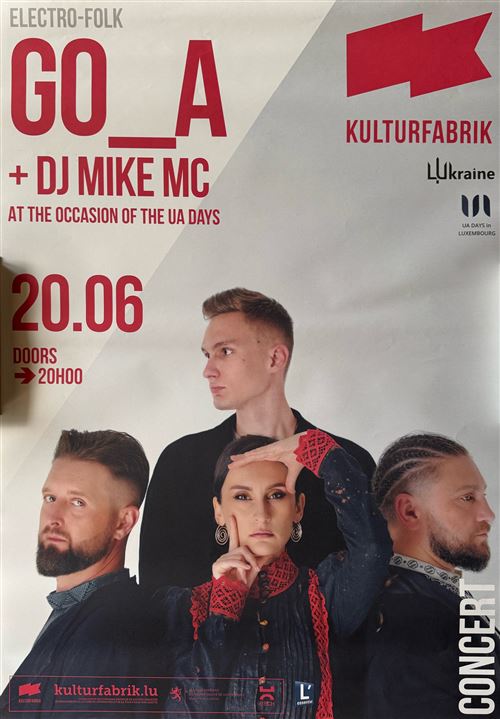 Affiche - GO_A - Concert Luxembourg 2024 - 60x86cm