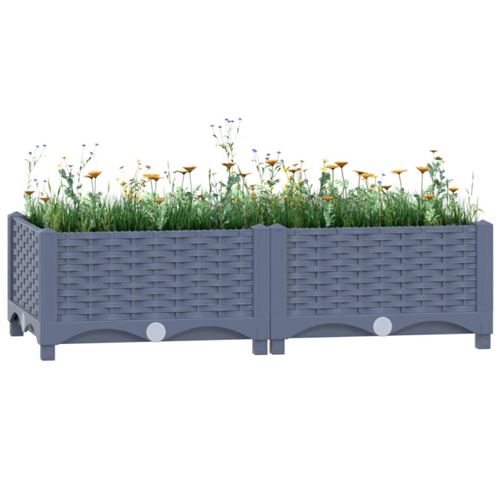 VIDAXL - Carré potager surélevé - 80x40x23 cm - Image 3