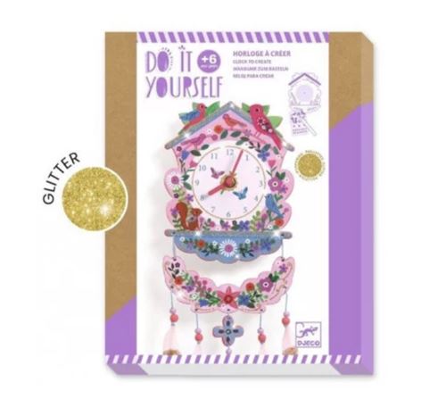 Non Communiqué Multicolore Horloge Diy - Coucou - Djeco