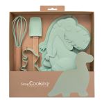 Coffret d'ustensiles à pâtisserie pour enfants - Dinosaure - ScrapCooking