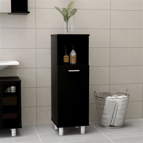 Vidaxl Noir Armoire De Salle De Bain - Image 3