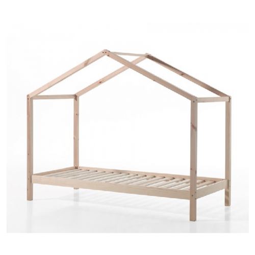 Non Communiqué Beige Vipack Dallas Lit Zh 90X200cm Naturel