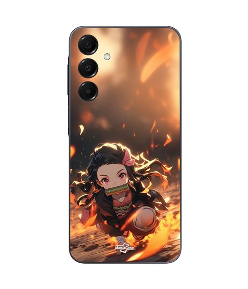 Coque Samsung Galaxy A16 Demon Slayer Nezuko 3D art anime Manga copie Maniacase