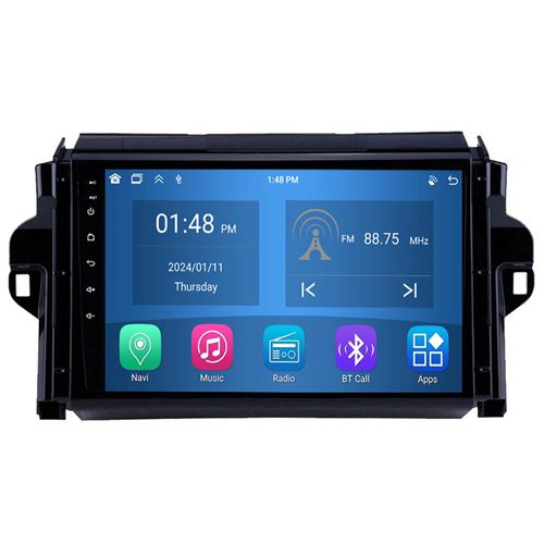 Autoradio RoverOne® Bluetooth CarPlay Android Auto Navigation 4Go RAM 64Go ROM pour Toyota Fortuner 2 2015-2020