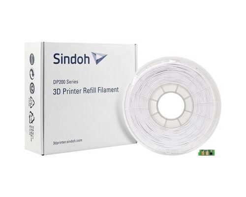 Sindoh 3DP200PWH-R Refill Filament PLA 1.75 mm 700 g blanc
