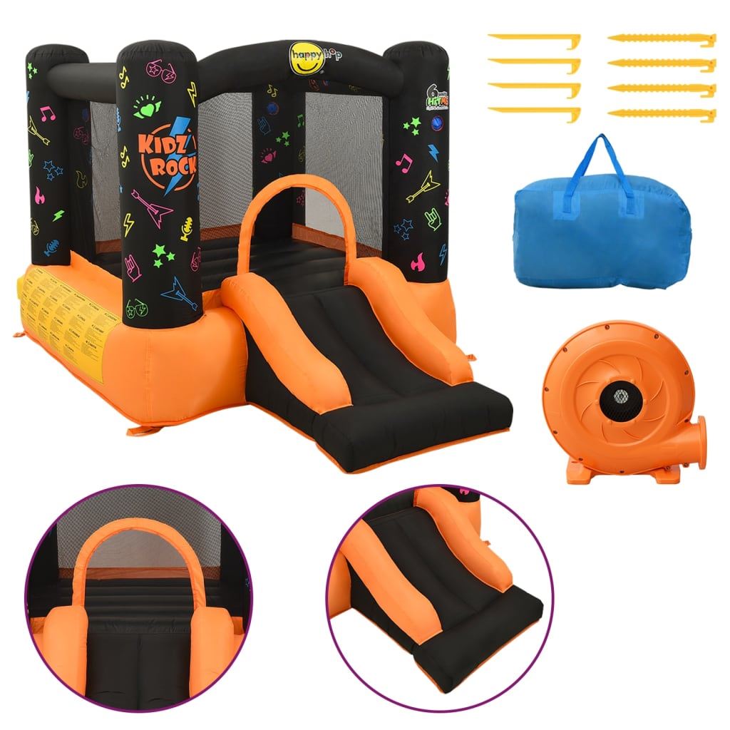 Château gonflable Happy Hop avec toboggan 260x210x160 cm PVC Château gonflable Happy Hop avec toboggan 260x210x160 cm PVC
