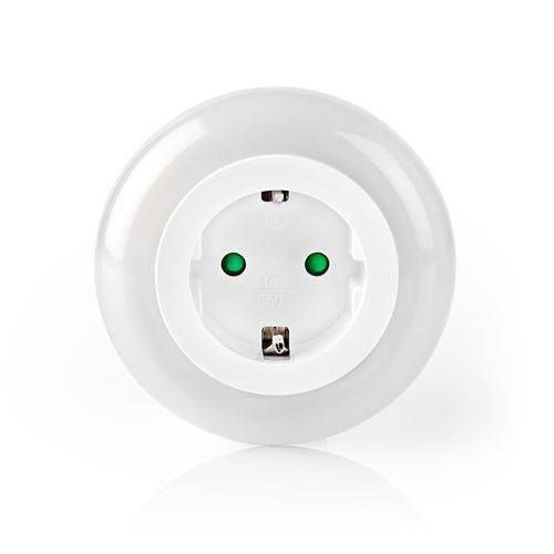 Non Communiqué Noir Veilleuse Led Tactile Avec Capteur Et Prise D'alimentation 3680 W Nedis Blanc