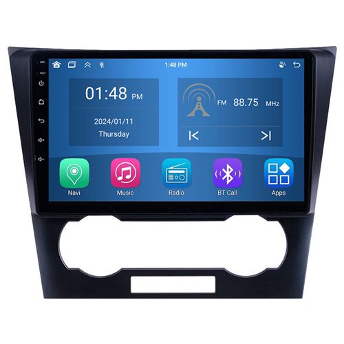 Autoradio RoverOne® Bluetooth CarPlay Android Auto Navigation 4Go RAM 64Go ROM pour Chevrolet Epica 1 2006-2012