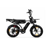 Vélo Électrique PIXAR M9, Double Batterie 48V 35Ah, Fat Bike 20", NFC&Double Selle, Noir