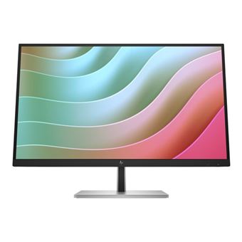 HP E27k G5 - E-Series - écran LED - 27" - 3840 x 2160 4K UHD (2160p) @ 60 Hz - IPS - 350 cd/m² - 1000:1 - 5 ms - HDMI, DisplayPort, USB-C - haut-parleurs - tête noire, noir et argent (support) - avec 5 ans de support matériel HP sur site le jour ouvra