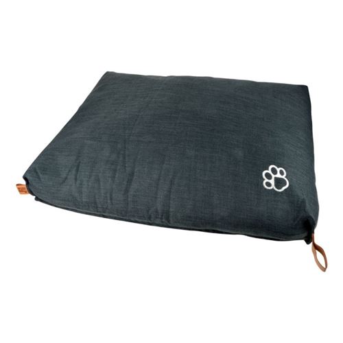 Coussin Rectangle Chien & Chat City 80cm Anthracite