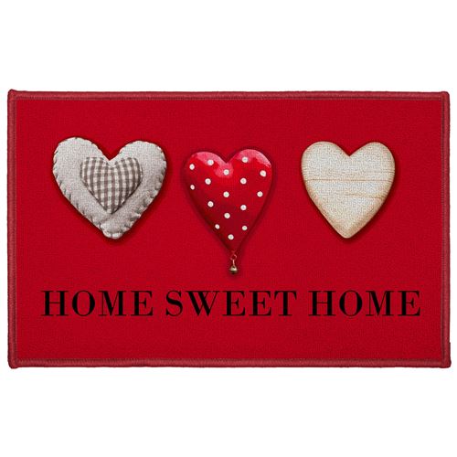 tapis deco rectangle 50 x 80 cm imprime home passion