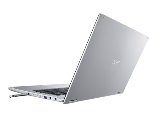 Acer Spin 3 SP314-54N-51NV - Conception inclinable - Core i5 1035G1 / 1 GHz - Win 10 Familiale 64 bits - 8 Go RAM - 512 Go SSD - 14 IPS écran tactile 1920 x 1080 (Full HD) - UHD Graphics - Bluetooth, Wi-Fi 6 - Argent pur - clavier : Français