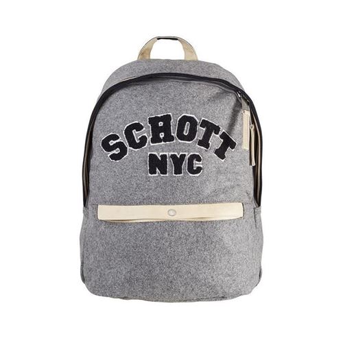 SCHOTT Sac a Dos - 1 Compartiment - Primaire / College - 31 cm - Mocked Grey - Enfant Garçon /Fille