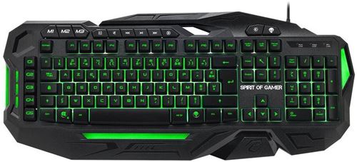 Clavier SPIRIT OF GAMERS ELITE-K20 - Membrane