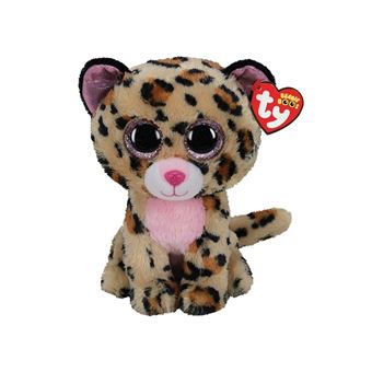 Peluche Ty Beanie Boo's Medium Livvie le Léopard