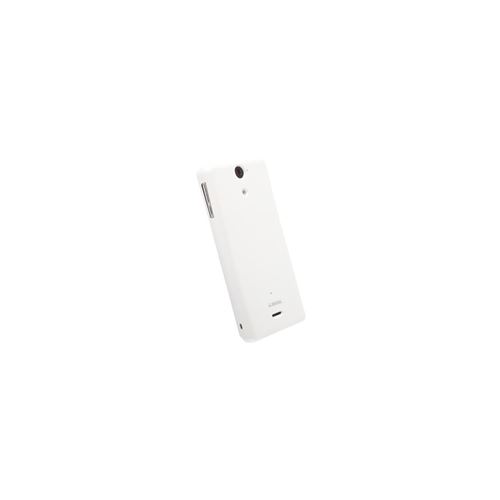 Krusell ColorCover - Beschermende bedekking voor mobiele telefoon - plastic - wit metalliek