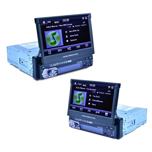 Autoradio Voiture 1-Din Poste Radio Voiture Mp5 Fm Bluetooth Aux Écran Tactile YONIS