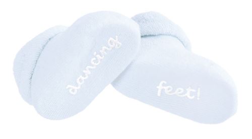 BamBam chaussettes pour bébés Dancing Feet0-6 mois bleu clair