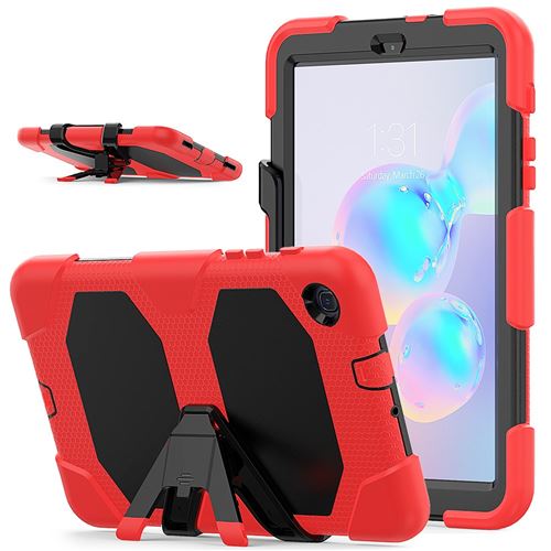 Coque en TPU + Silicone antichoc rouge pour votre Samsung Galaxy Tab A 8.4 (2020) T307