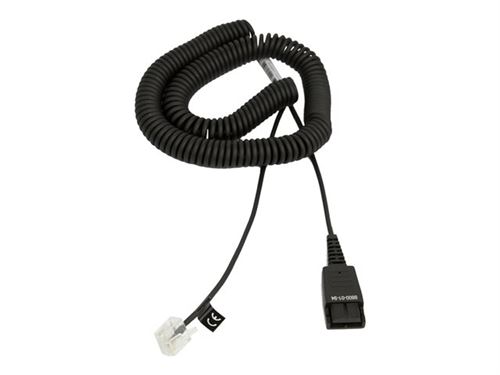 Jabra - Câble Pour Casque Micro - Rj-45 Mâle Pour Déconnexion Rapide Mâle - 2 M - Image 1