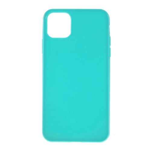 Coque en TPU couleur unie cyan pour votre Apple iPhone XR 6.1 pouces (2019)
