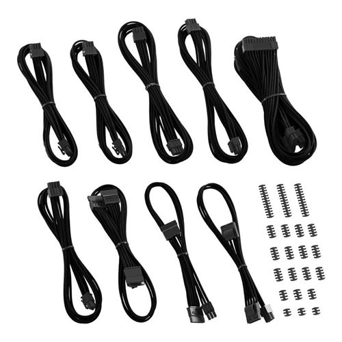 cablemod cablemod classic modmesh c-series cable kit corsair axi, hxi & r noir