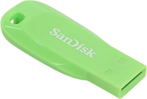 SanDisk Cruzer Blade 64 Gb lecteur USB flash 64 Go USB Type-A 2.0 Vert
