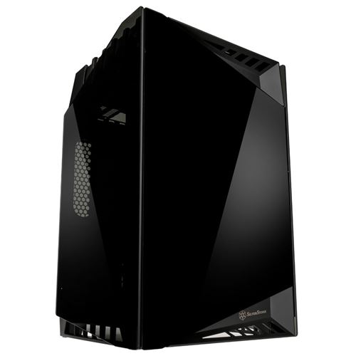 silverstone silverstone sst-ld03b lucid mini-itx gehäuse - schwarz noir