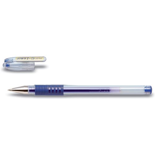 Pilot Stylo Bille À Encre Gel G1-7 Grip, Bleu