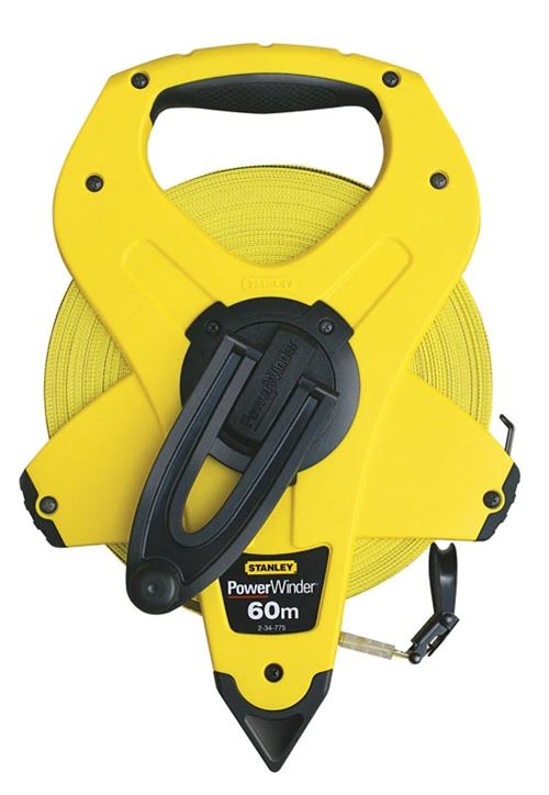 Stanley Bandmaß PowerWinder Fiberglas 60m