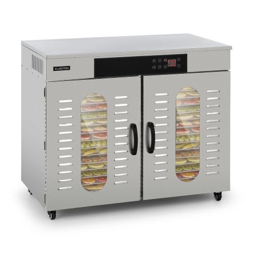 Master jerky 500 d&eacute;shydrateur - 32 plateaux 3000w -temp&eacute;rature de 40 &agrave; 90&deg;c - inox argent