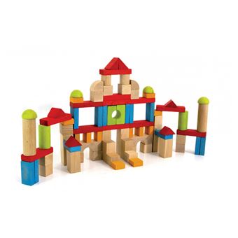 Jeujura - 8243 - jeu de construction - blocs en bois - 82 pièces - 1