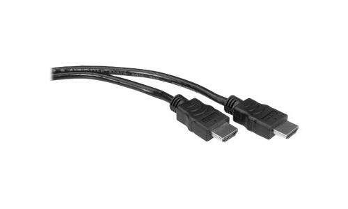 Nilox - HDMI-kabel met ethernet - HDMI male naar HDMI male - 2 m - zwart - halogeenvrij