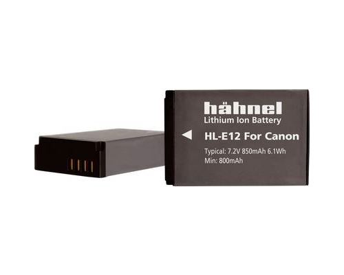 Hähnel HL-E12 - Batterie - Li-Ion - 800 mAh - pour Canon EOS 100D, Kiss M, Kiss M2, Kiss X7, M, M10, M100, M2, M50, Rebel SL1; PowerShot SX70