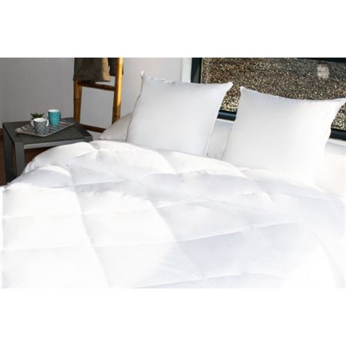 40 sur couette hoteliere hygiafill 200 x 200 cm pour lit 90 a 120 x 190 cm achat prix fnac