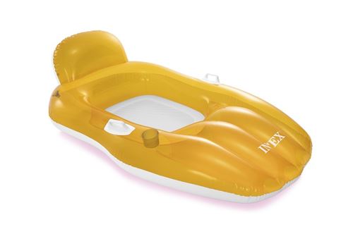 Fauteuil de piscine Lounge avec fond en maille Orange - Intex