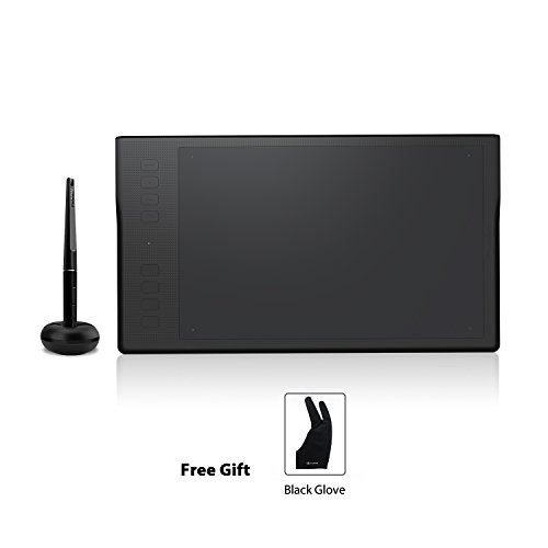 HUION Q11K V2 Tablette de Dessin Graphique sans Fil de Sensibilité à la Pression de Niveau 8192 avec Un Stylet sans Batterie avec Un