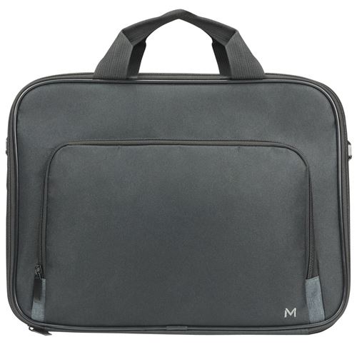 Mobilis Sacoche à Bandoulière pour Ordinateur Portable 11-14, Ouverture Clamshell, Poche Accessoires - Noir