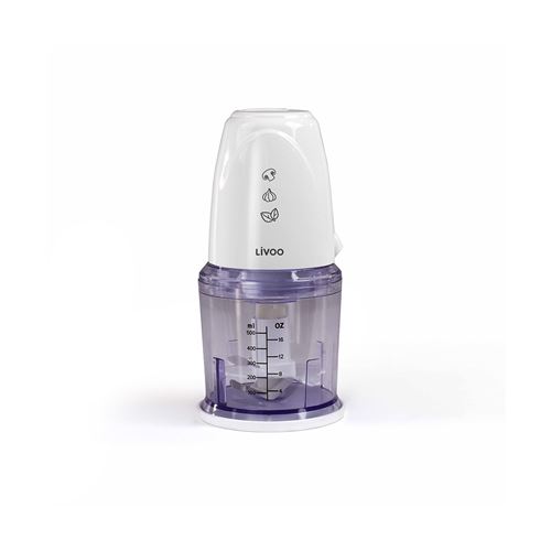 Livoo DOP207W - Hachoir - 0.5 litres - 260 Watt - blanc