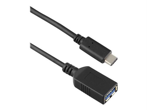 Targus C to USB AF 5 Gbps USB High Speed Gen 3,1 (15 cm câble 3 A) Noir