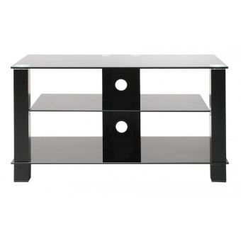 ERARD - Meuble TV - 3 plateaux - Cub 1100 - Noir - 1