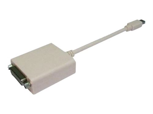 Uniformatic - Carte d'écran - Mini DisplayPort (M) pour DVI-I (F) - 20 cm - vis moletées