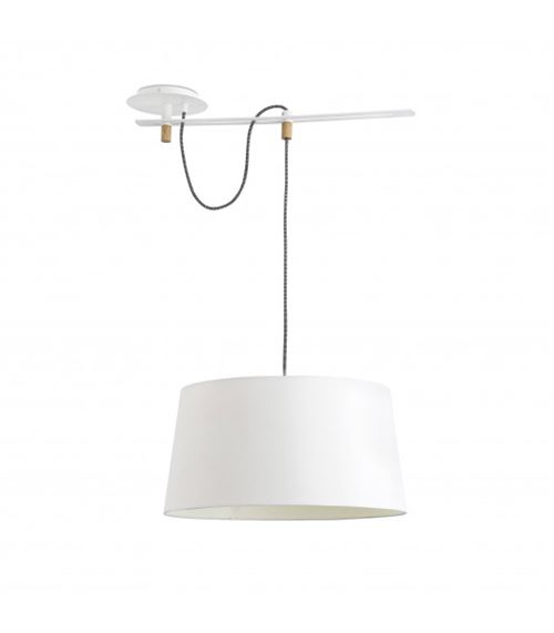 Suspension cylindre déportée et orientable diamètre 44.5cm Fusta
