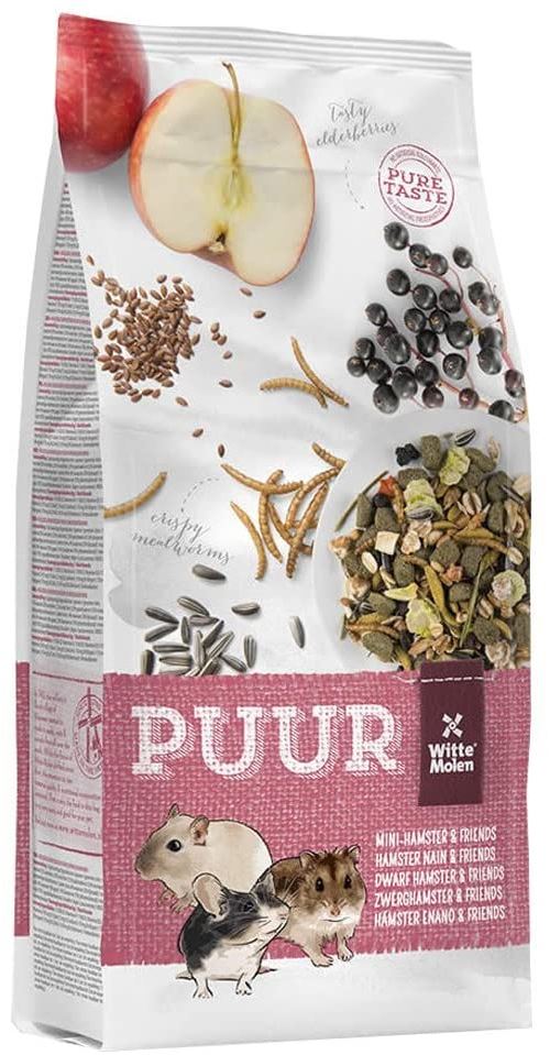 Puur Muesli Gourmet Nourriture pour Hamster Nains/Gerbille/Souri 400 g