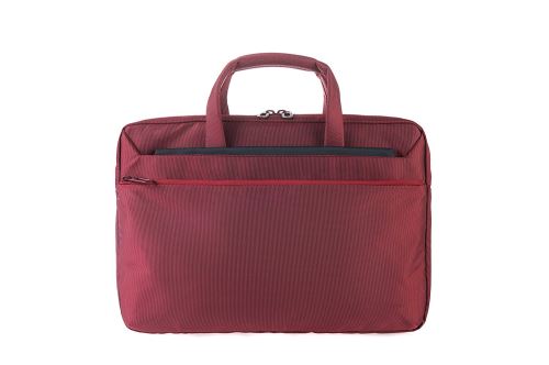 Tucano WorkOut3 Slim 13" Sac Messenger Noir, Rouge - Sacoches d'ordinateurs portables (Sac Messenger, 33 cm (13"), Sangle épaule, 5,94 kg, Noir, Rouge