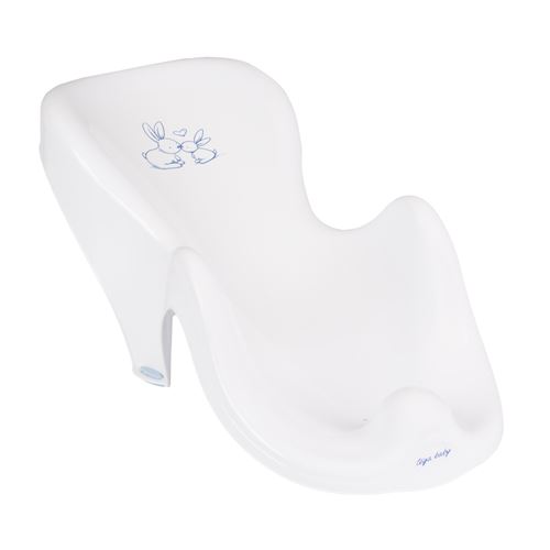 Fauteuil Transat De Bain B&eacute;b&eacute; Plastique Rigide Blanc Lapin