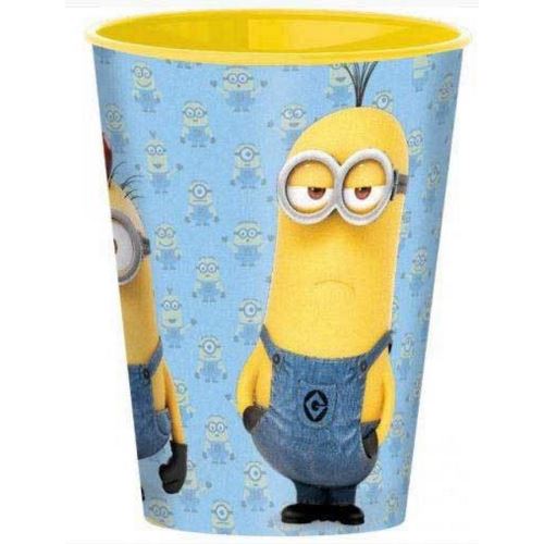 1 Verre Minions 10 X 7.5 Cm Lave Vaisselle Jaune