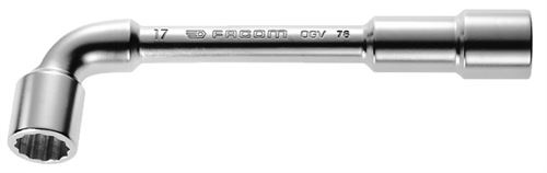 Clé à Pipe Débouchée Forgée 6X12 Pans D.26Mm L.270Mm - Facom - 76.26